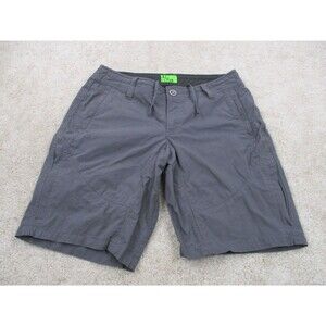 Kuhl Shorts Womens 2 Gray Spire Outdoor Hiking Cotton Blend Drawstring 29x10